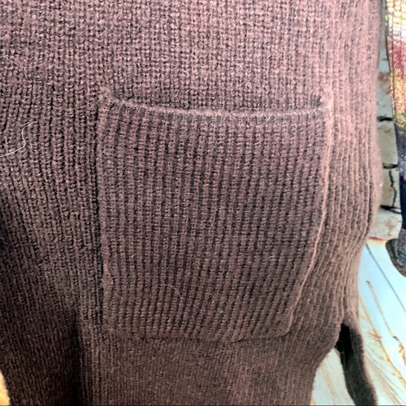 Two Sisters Open Front  Over- Sized Sweater Vest - Picture 3 of 8